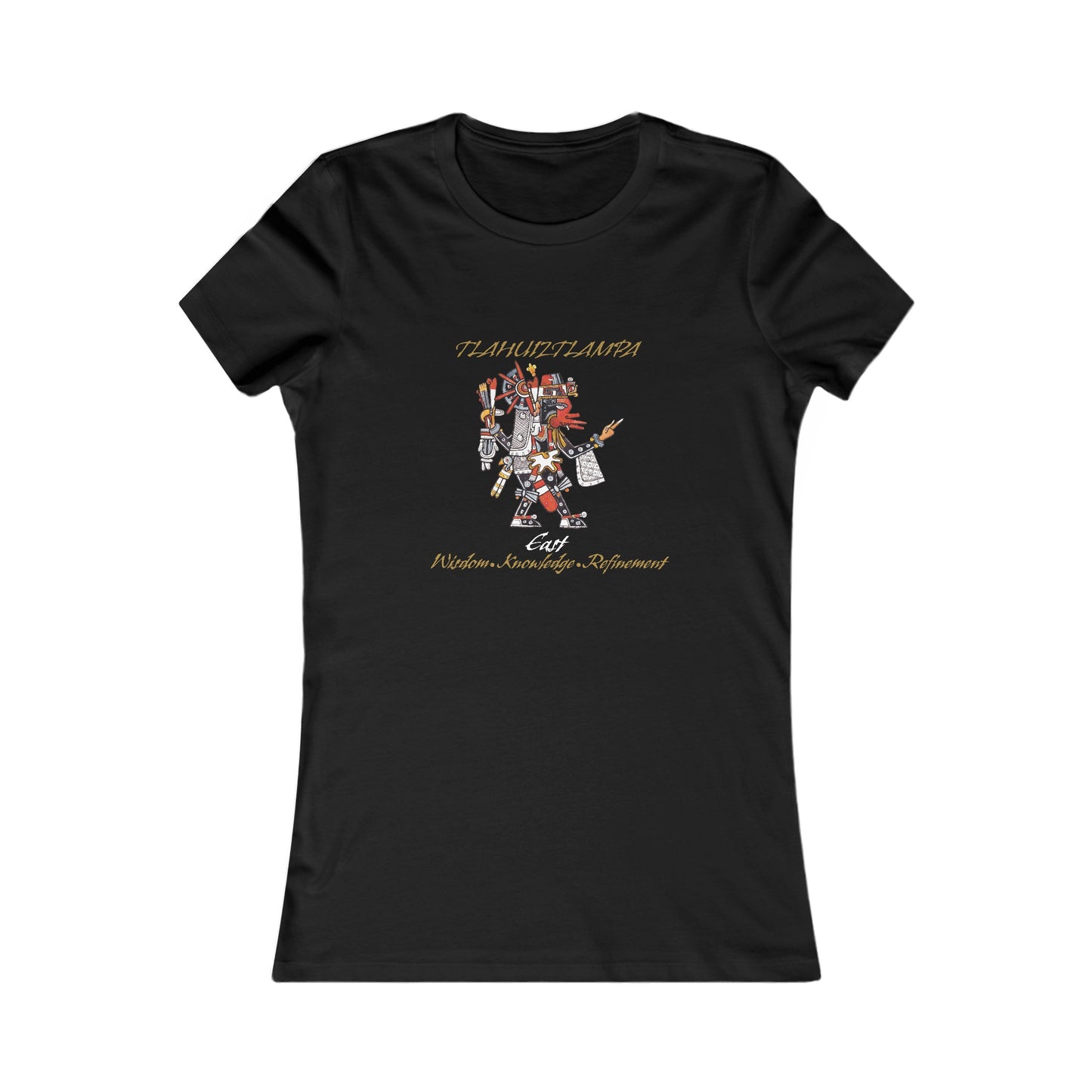 Camiseta favorita de mujer Tlahuiztlampa Quetzalcoatl| dirección este| danza azteca| danza azteca| ropa| ropa| camiseta | Tee