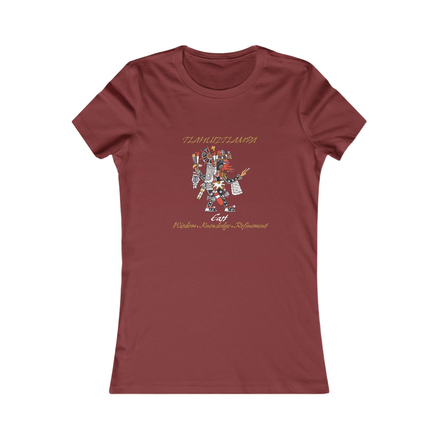 Camiseta favorita de mujer Tlahuiztlampa Quetzalcoatl| dirección este| danza azteca| danza azteca| ropa| ropa| camiseta | Tee