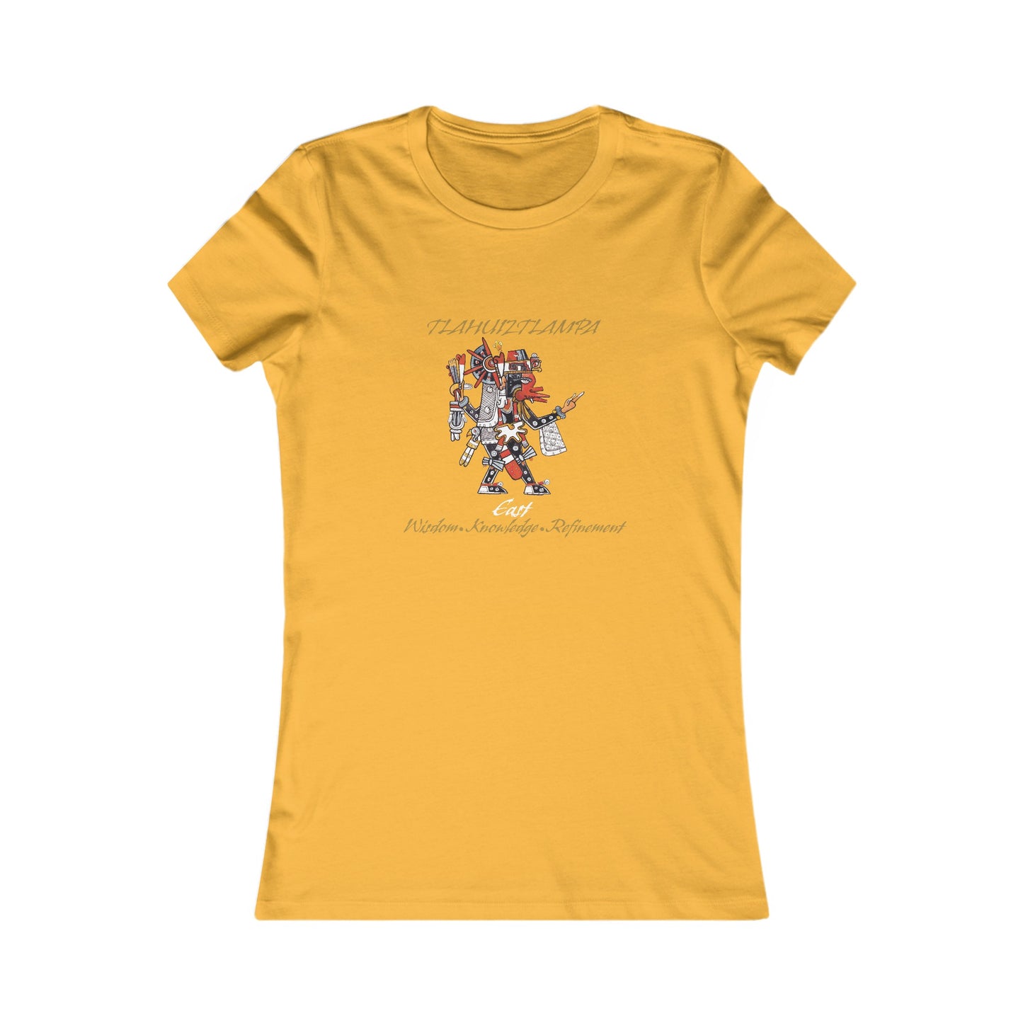 Camiseta favorita de mujer Tlahuiztlampa Quetzalcoatl| dirección este| danza azteca| danza azteca| ropa| ropa| camiseta | Tee