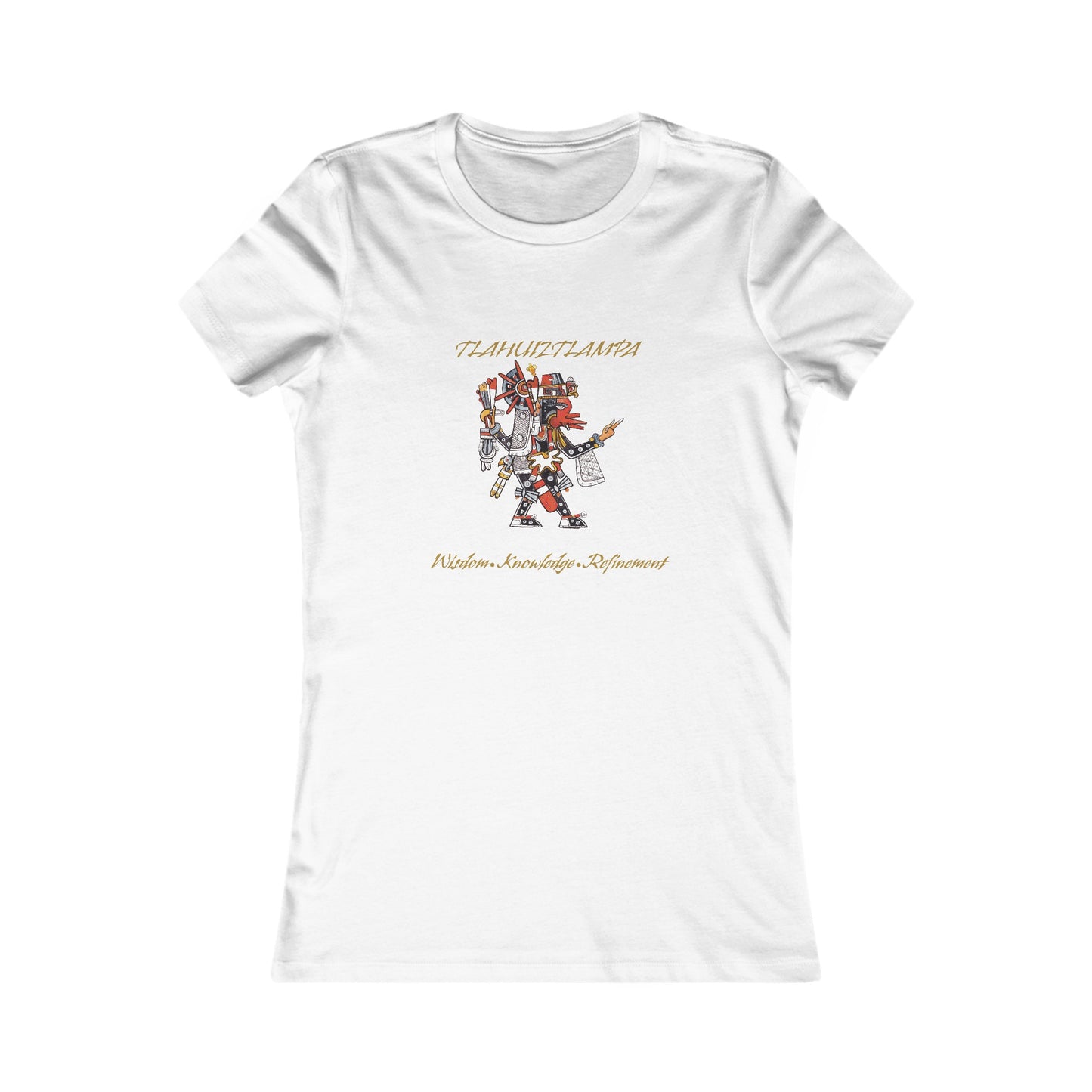 Camiseta favorita de mujer Tlahuiztlampa Quetzalcoatl| dirección este| danza azteca| danza azteca| ropa| ropa| camiseta | Tee