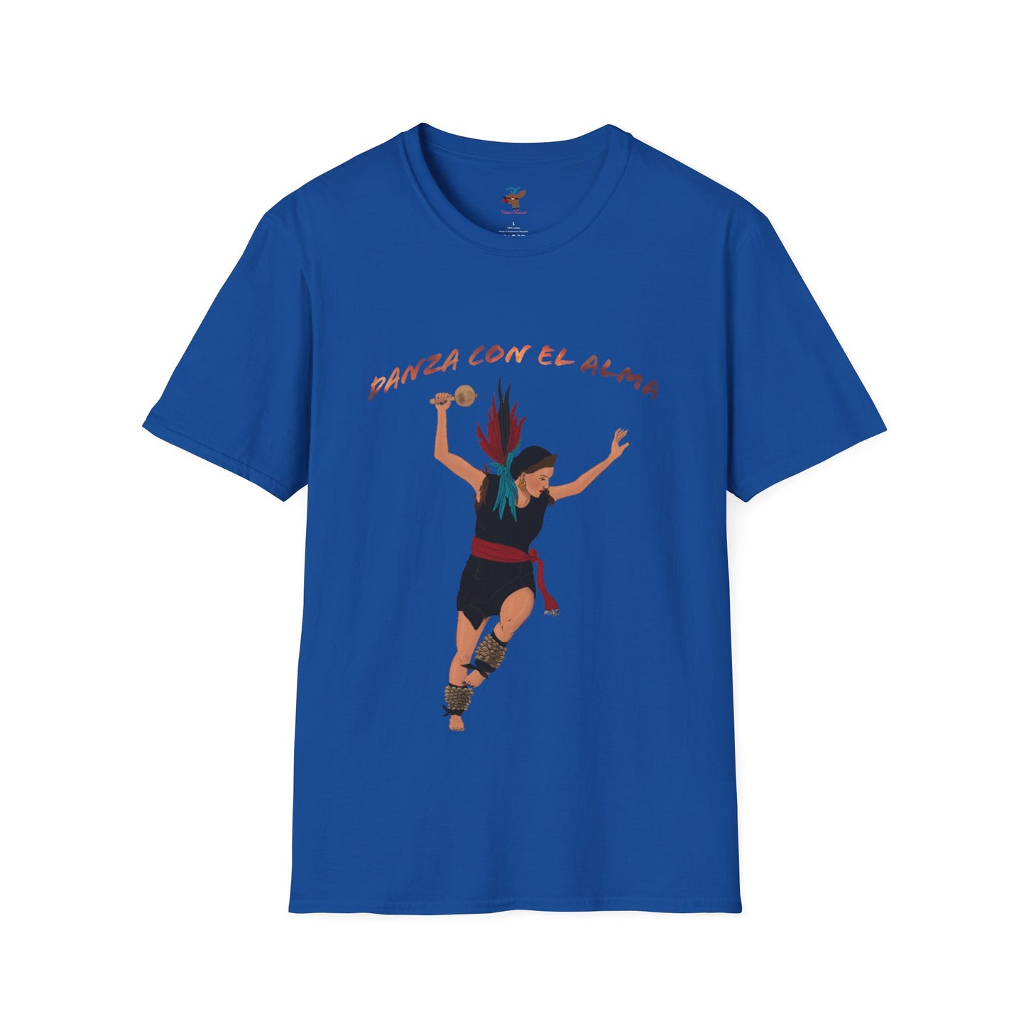 Danza Con El Alma Unisex Softstyle T-Shirt| | Indigenous Dance| aztec dance| danza azteca| apparel| clothing| tshirt