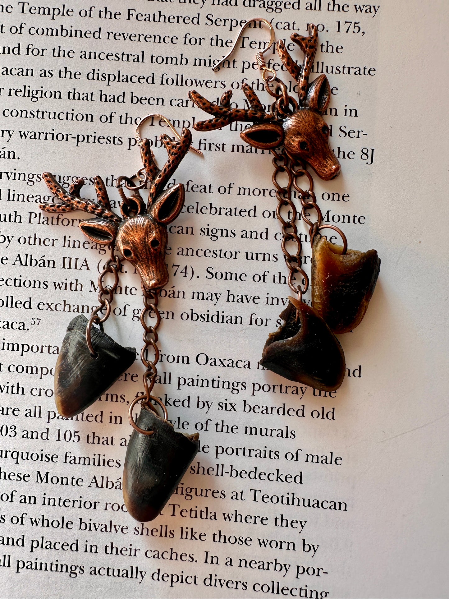 Deer toe earrings