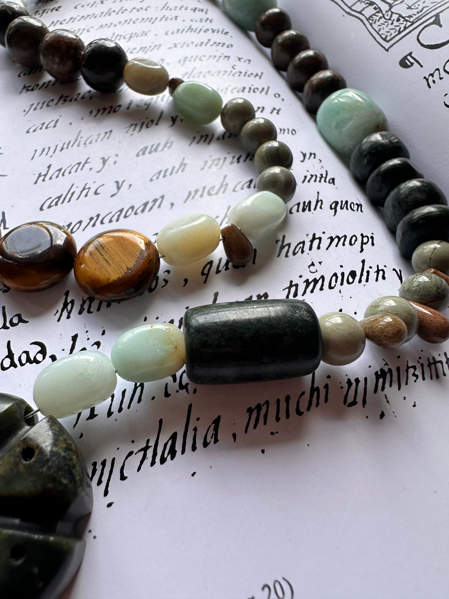 Hikuri jade two layered necklace