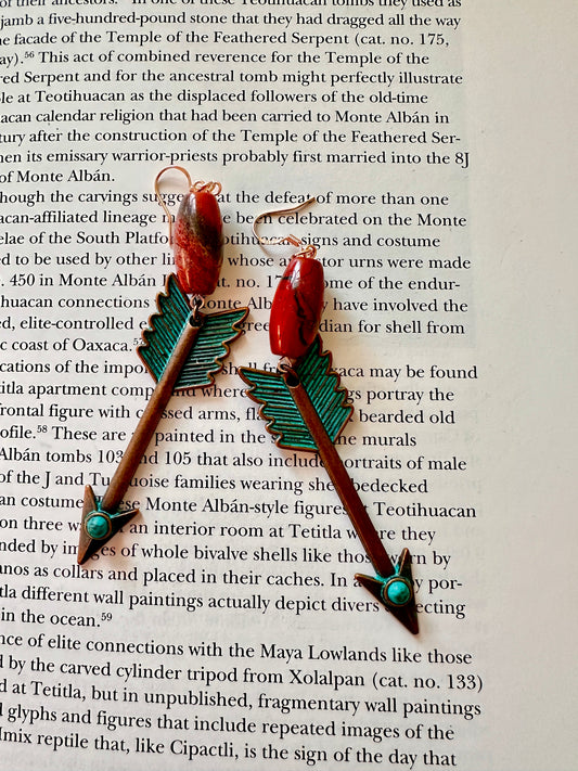 Arrow earrings