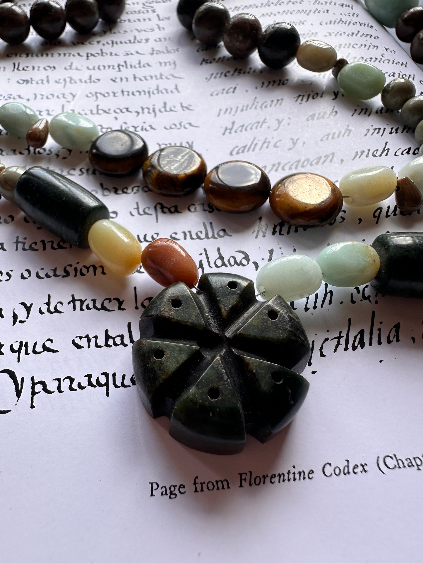 Hikuri jade two layered necklace