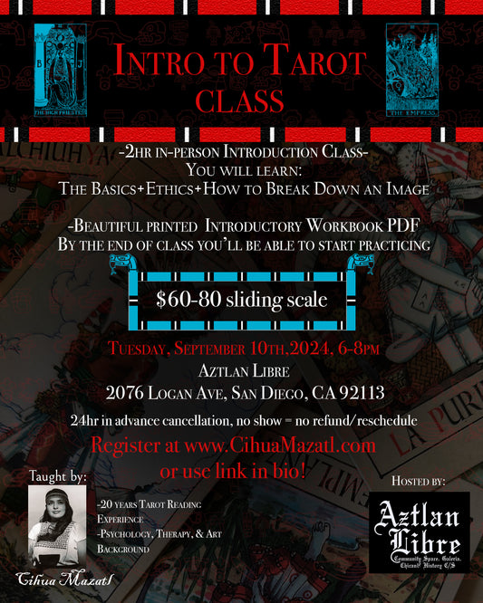 101 Intro to Tarot Class