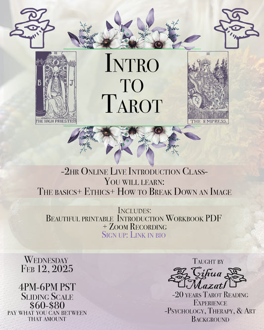 Clase de introducción al tarot 101