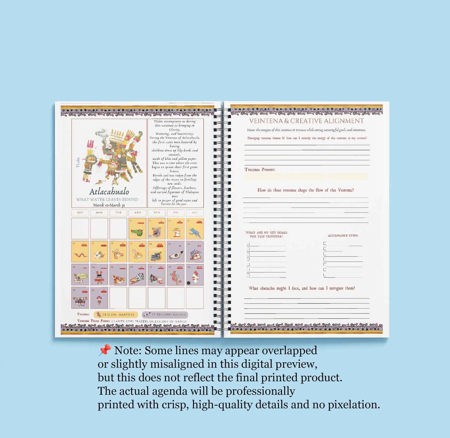 Pre-Order Sacred Count Agenda| Softcover |Hardcover