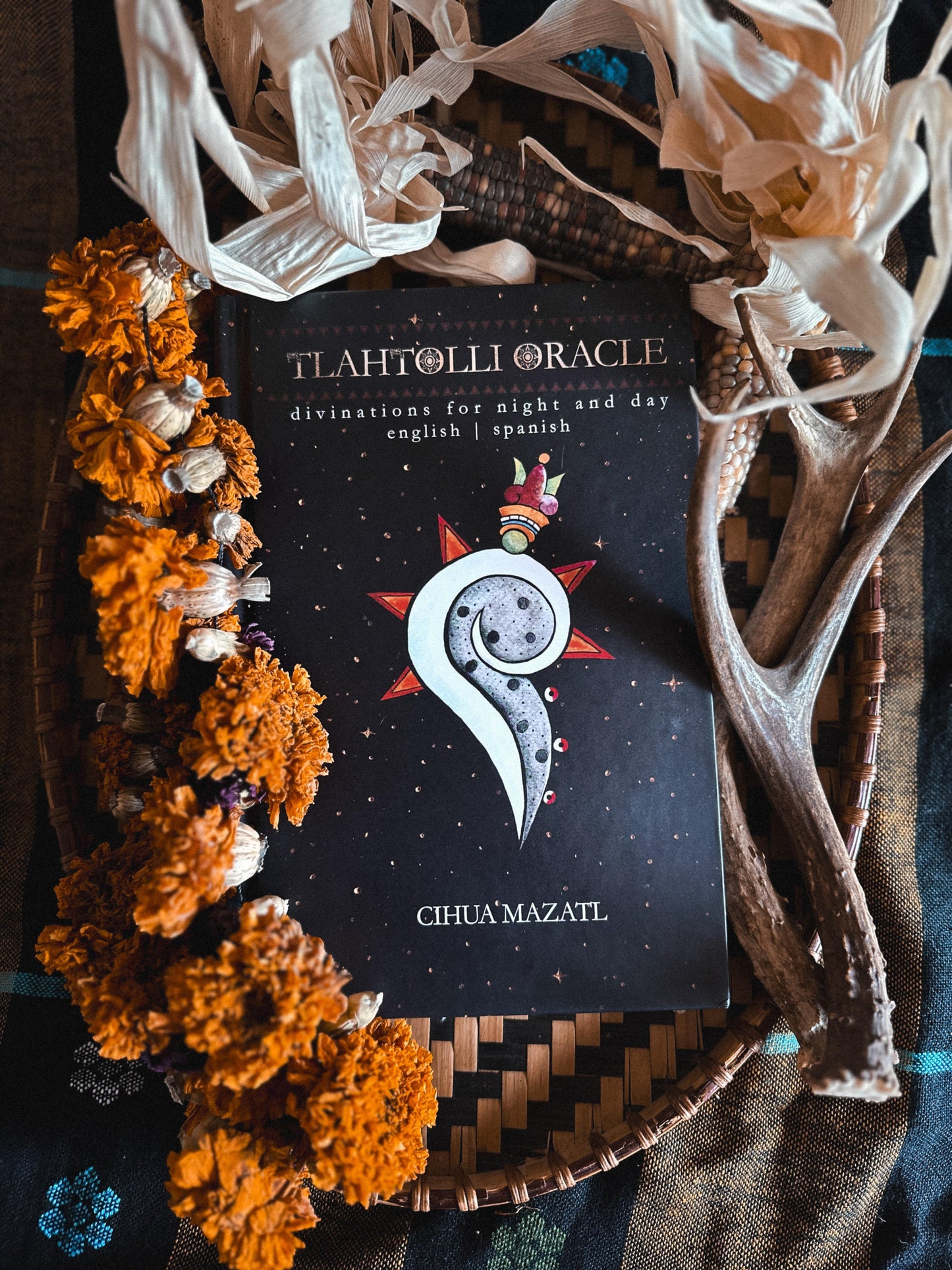 Signed Hardcover/Color Tlahtolli Oracle Divinations for Night and Day | Book